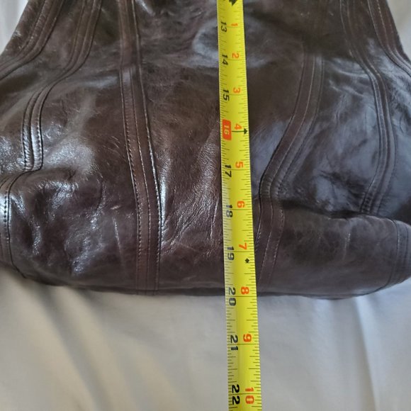 Kooba Brown Leather Designer Handbag Shoulder Bag, Vintage - Picture 4 of 13